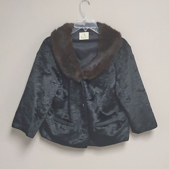 STYLED BY WINTER Vintage Fur Coat - Size Large - Picture 1 of 7